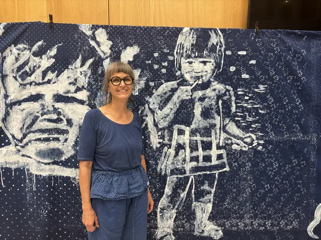Die Braunauer Künstlerin und Blaudruckerin Miriam Schwack Koo. | Foto: MeinBezirk/Anja Kern