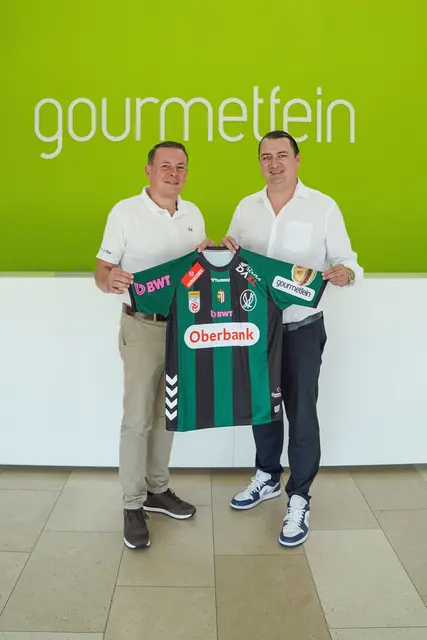 SVR-Wirtschaftsvorstand Roland Daxl und Florian Hippesroither (Geschäftsführer von gourmetfein). | Foto: gourmetfein