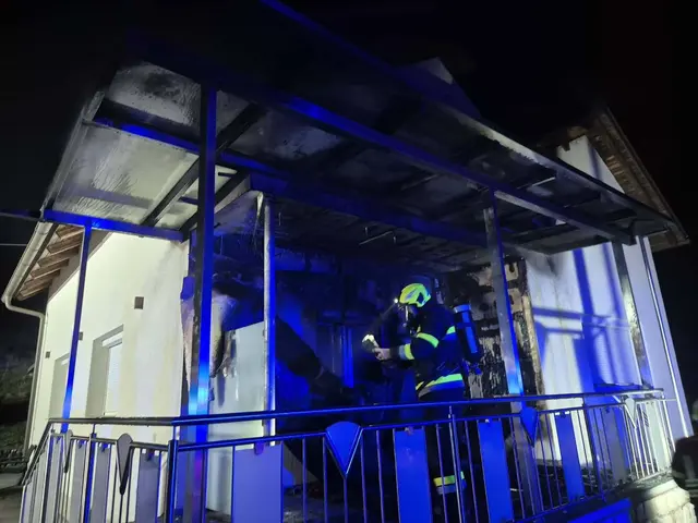 Mehrere Feuerwehren wurden zum Brandeinsatz alarmiert.  | Foto: Feuerwehr St.Jakob im Rosental