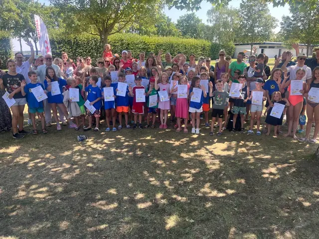 Rund 40 Kinder nahmen an den 10. ASVÖ Sporterlebnistagen im Schwimmbad Deutschkreutz teil. | Foto: Gemeinde Deutschkreutz