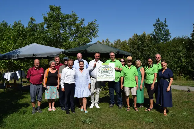 Feierliche Eröffnung für den Generationengarten in Breitenfurt. | Foto: Siedlerverein Breitenfurt