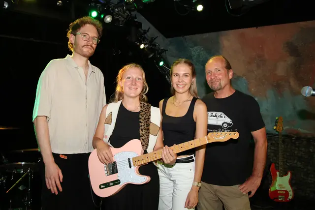 Acoustic Summer mit Tina &amp; The Pirats: Vincent, Tina, Elena und Andi.