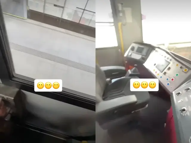 Eine unbekannte Person verschaffte sich zuletzt unberechtigterweise Zugang zur Fahrerkabine einer U-Bahn in der U2-Station Lina-Loos-Platz. | Foto: Screenshot thuglifeaustria/Instagram