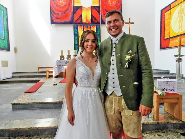 Das Brautpaar Nicole Gföhler und Martin Göschelbauer aus Altlengbach gaben sich das Ja-Wort. | Foto: Heribert Punz