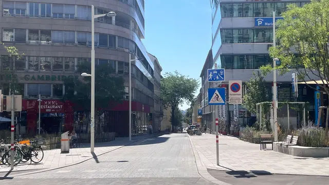 Die Millergasse nahe dem Christian-Broda-Platz ist seit Kurzem eine durchgehende Wohnstraße. | Foto: BV6