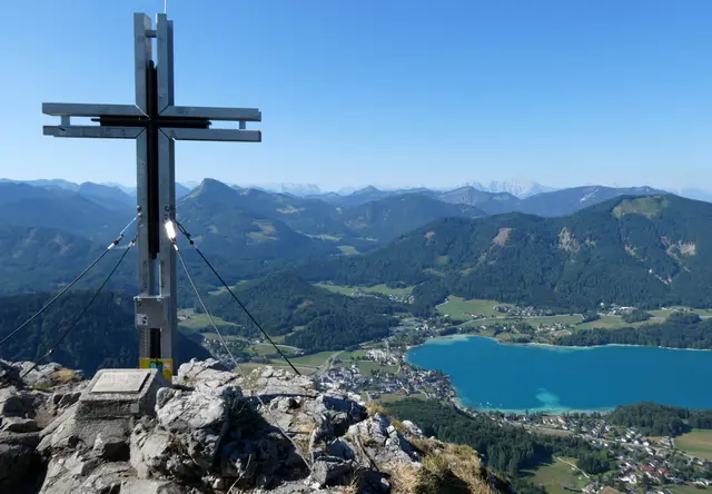 Frauenkopf mit dem Fuschlsee