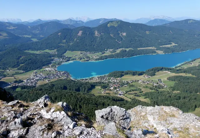 Der Fuschlsee aus der Vogelperspektive