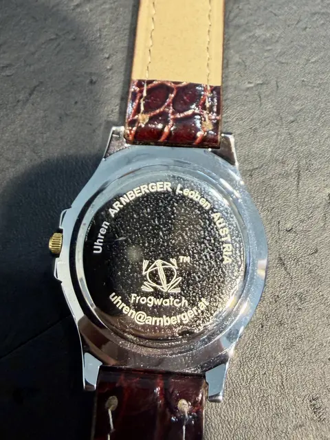 Die Frogwatch wurde zum Markenzeichen von Manfred Frosch und Uhren Arnberger. | Foto: Gaube