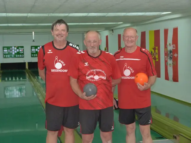 Das Team des SKC Sonnensee Ritzing, darunter Oksar Schmidt, Roman Gerdenitsch und Horst Wiedemann, zeigten ihr Können an der Bahn.  | Foto: Vanessa Wittmann