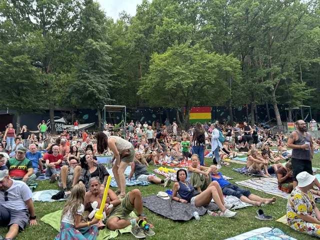 Freitagnachmittag - die Liegewiese war schnell gut gefüllt.  | Foto: MeinBezirk/Barbara Babonitsch-Diewald