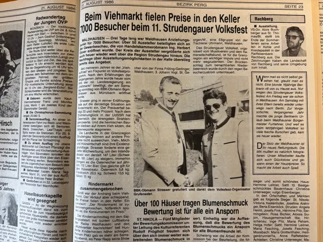 Bericht in der "Mühlviertler Rundschau", 1986. | Foto: MeinBezirk Perg/leon