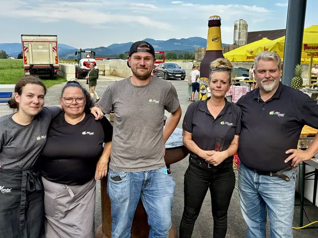 Kulinarisch blieben beim Grill- Buffet von Murtal Catering kaum Wünsche offen.