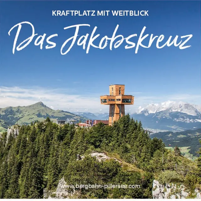 Kraftplatz mit Weitblick:  Im Panorama des Jakobskreuzes, treten Kunst und Landschaft in einen besonderen Dialog und eröffnen neue Spuren und Horizonte. | Foto: Bild: TVB Pillerseetal 