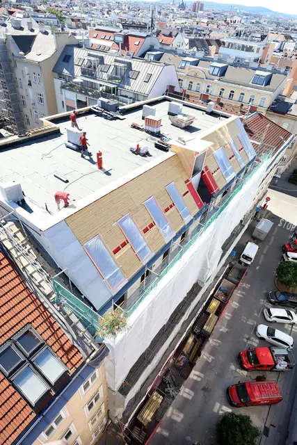 Wiener Wohnen verweist auf mehrere Projekte, wie jenes in der Spengergasse. Der Neubau soll 2028 fertiggestellt werden. | Foto: Stadt Wien/Martin Votava