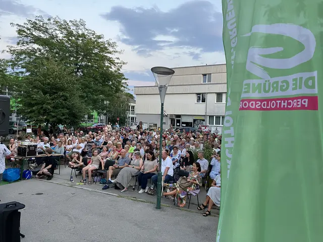 Das Grüne Wanderkino füllt den Marienplatz | Foto: Agnes Wühr - Grüne