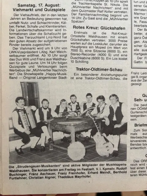 "Mühlviertler Rundschau", Jahr 1985. | Foto: MeinBezirk Perg/leon
