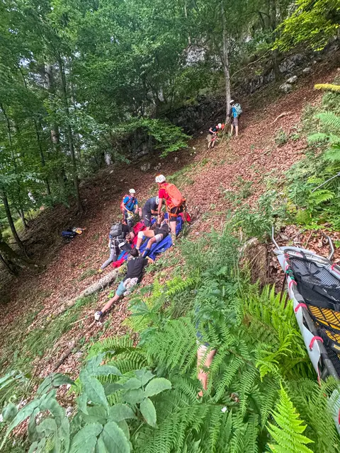 Einsatz in Hallstatt. | Foto: Bergrettung Oberösterreich
