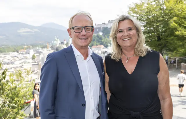 Herwig Struber (Salzburg AG) mit Ehefrau Bettina | Foto: IV Salzburg / Kolarik
