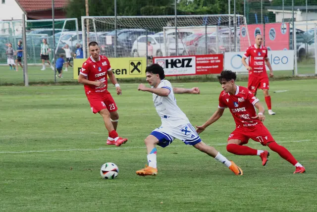 Ein flottes abwechslungsreiches Auftaktspiel in der Burgenlandliga, das mit einem leistungsgerechten 1:1 Unentschieden endete. Tim Schreiber setzte bei den Gästen entscheidende Akzente. | Foto: Peter Seper