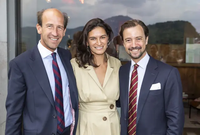 Hubertus Weinberger mit Ehefrau Angelique und Franziskus Weinberger | Foto: IV Salzburg / Kolarik