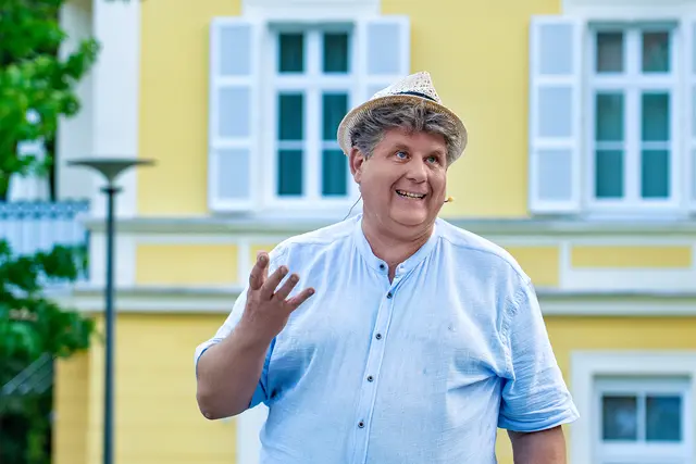Ilmar Tessmann extra aus Kärnten angereist mit dem Biohotel Lei Lei