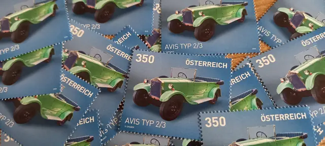2025 zierte der "Avis" eine Sonderbriefmarke der Autos-Serie der Österreichischen Post. | Foto: Robert Krickl