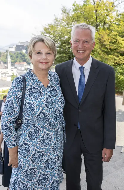 Uwe Tilzen (Siemens) mit Ehefrau Barbara Ebenbichler | Foto: IV Salzburg / Kolarik