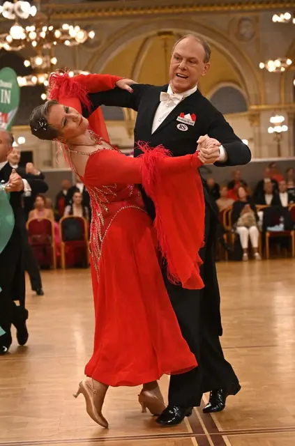 Erfolgreich beim Vienna Dance Concourse 2026 im Wiener Rathaus. Susanne und Robert Maschek. | Foto: Sportunion Deutsch-Wagram