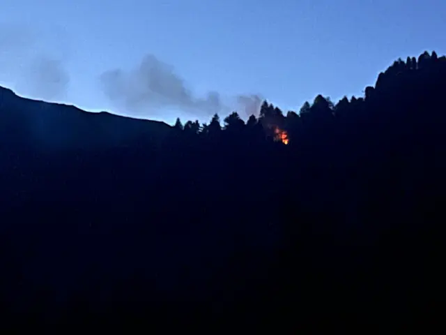 Der erste Waldbrand im Riedingtal | Foto: BSBÖ OVI Keidel Thomas