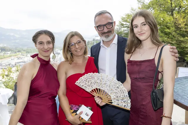 IV-Salzburg-Präsident Andreas Wimmer (Wimmer Hartstahl) mit Familie | Foto: IV Salzburg / Kolarik