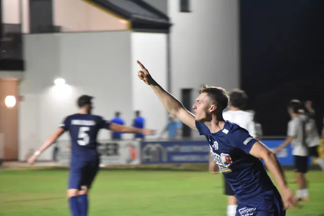 Später Ausgleich: Bendegúz Szinay jubelte über das 2:2 | Foto: MeinBezirk/Michael Strini