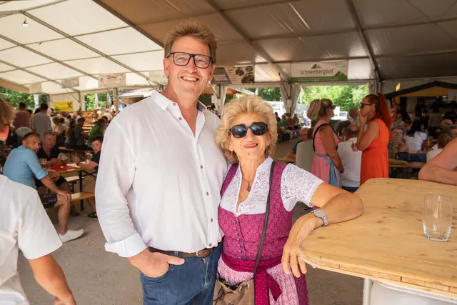 Gabi und Harald Fohringer unterhielten sich blendend.
