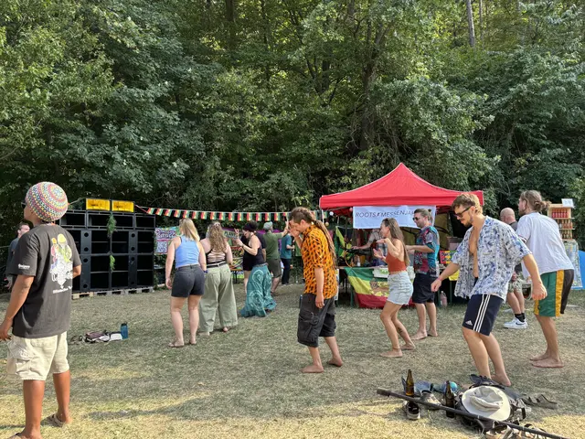 Und auch am Campingplatz wurde getanzt und gefeiert.  | Foto: MeinBezirk/Barbara Babonitsch-Diewald