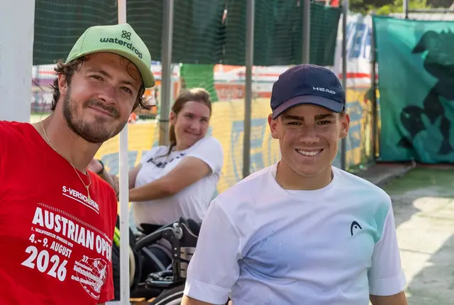 Nico Langmann und Maxi Taucher traten in Groß Siegharts an. | Foto: s Versicherung Austrian Open