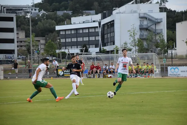 Sandro Schendl (Mitte) war ein Aktivposten bei den Oberwartern. | Foto: MeinBezirk/Michael Strini