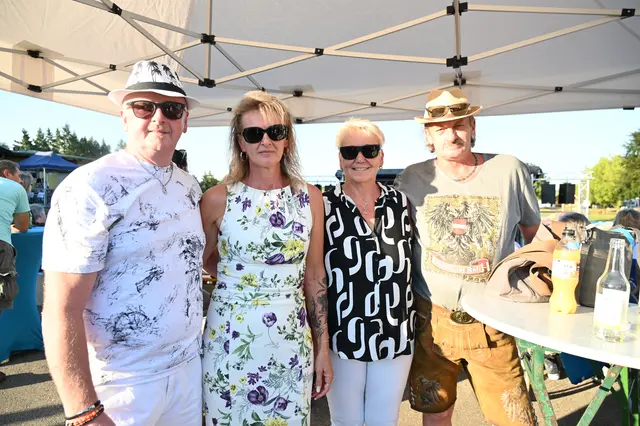 Sigi, Manuela, Monika und Heinz freuen sich auf den musikalische Sommerabend am See | Foto: Gerlinde Siebenhandl