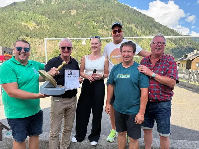 Das Team Günther Novak setzte sich am Ende durch. | Foto: Gemeinde Mallnitz