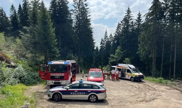 Der Einsatz fand mitten im Böhmerwald statt.  | Foto: FF Schwarzenberg