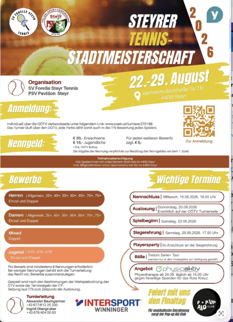 Foto: SV Forelle Steyr Tennis