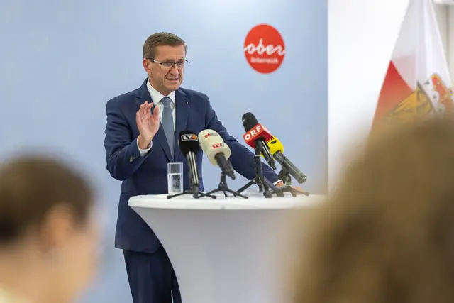 Wirtschafts-Landesrat Markus Achleitner (ÖVP) | Foto: Land OÖ/Guggenberger
