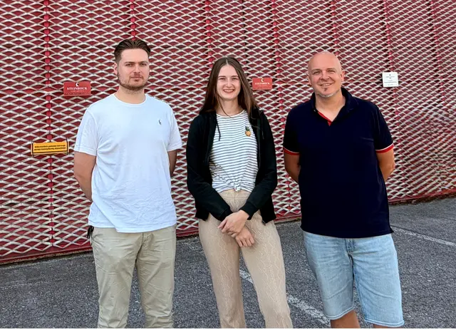 NKV-Prüfung: Philipp Bölderl, Sara Haidlen, Georg Paregger-Schreter. | Foto: Rotes Kreuz Telfs / Sparber