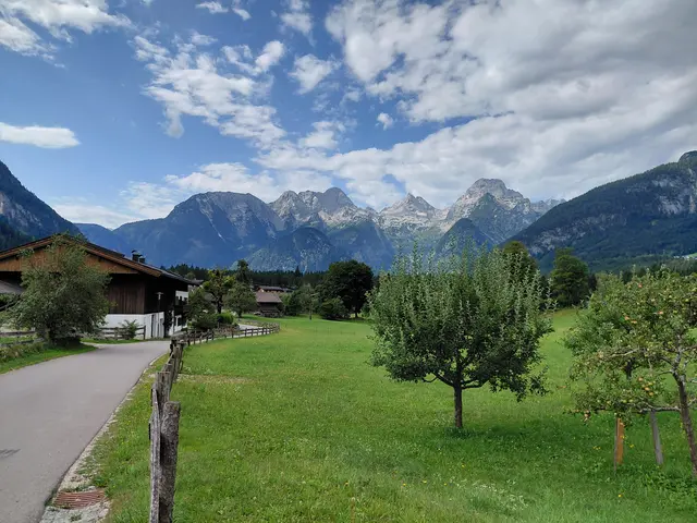 Blick auf die Loferer Steinberge | Foto: H.Bachinger