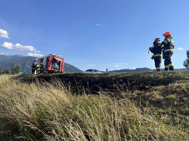 Ein Flurbrand in Weißkirchen wurde gelöscht.