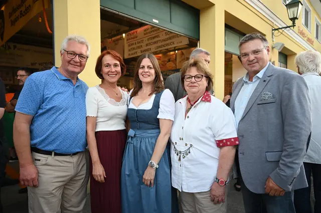 LAbg. Christoph Kainz, StR Angela Stöckl-Wolkerstorfer, GR Petra Haslinger, GR Gerlinde Brendinger und NRAbg. Wolfgang Kocevar. | Foto: 2026psb/sap