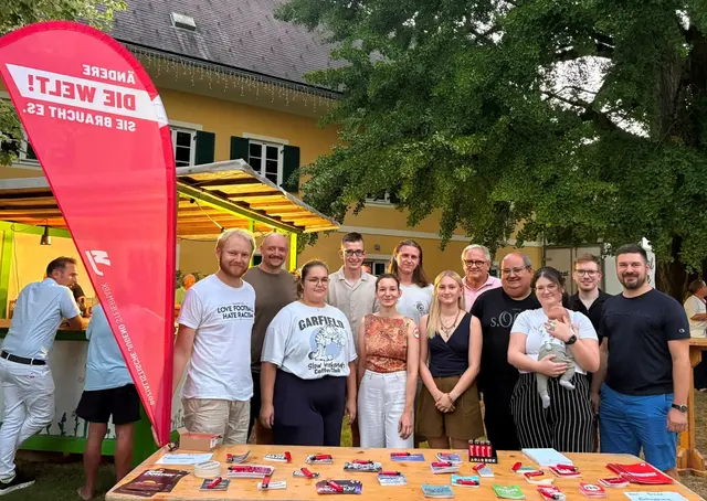 Die Organisatoren des Sommerkinos mit Bezirksvors. Der SJ Deutschlandsberg Felix Oswald, SPÖ Ortsvorsitzender Vizebgm. Robert Sackl, sowie Gemeindekassier Michael Nebel und Gemeindevorstandesmitglied Günter Steinbauer | Foto: SPÖ Frauental