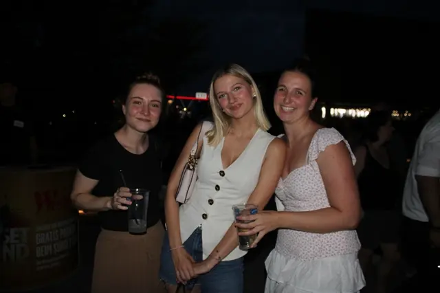 Angi, Julia und Astrid kamen wegen der guten Stimmung