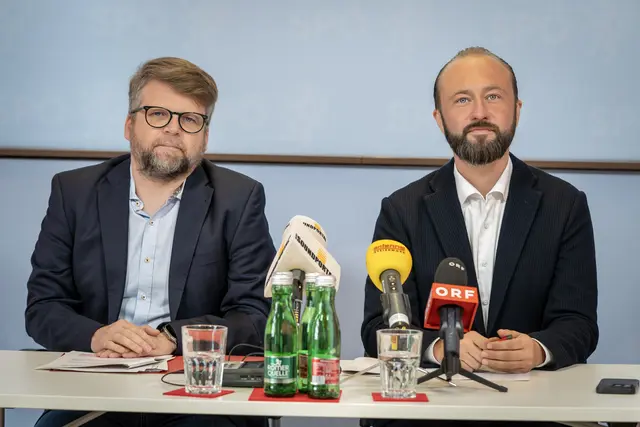 "SPÖ neu" in Graz dauert bis Ende 2027 – das ist der Plan von Hannes Schwarz und Max Lercher. | Foto: SPÖ Steiermark 