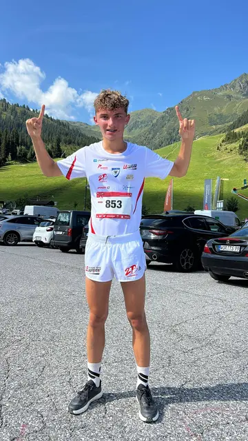 Nach einem intensiven Rennen kam der Leobener schließlich auf dem zweiten Platz ins Ziel. | Foto: Richard Nudl, PSV Leoben