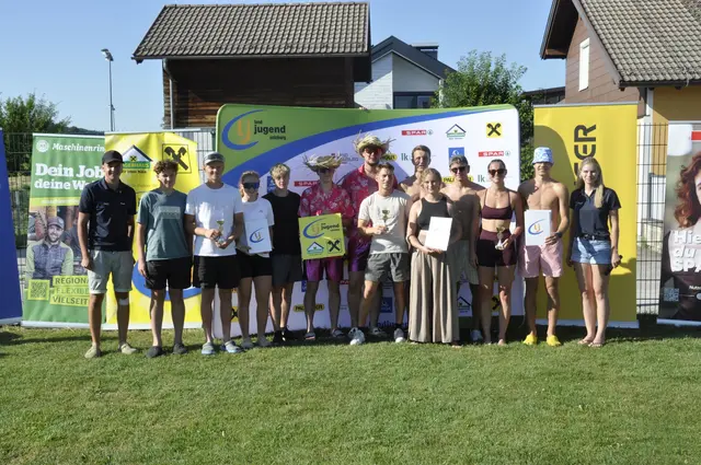 Salzburgs Landjugend-Sommerspiele 2026: Die Landjugend St. Michael jubelte über den Landesmeistertitel im Volleyball.  | Foto: Landjugend Salzburg