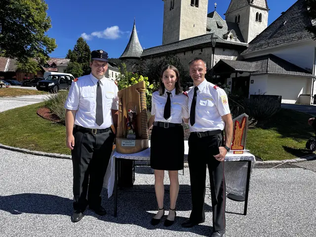 Bürgermeister Anton Napetschnig dankte der Feuerwehr in seinen Grußworten für die perfekte Zusammenarbeit sowie allen Unterstützern. | Foto: Privat